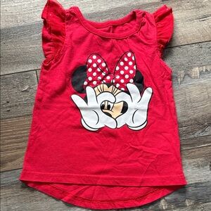 Disney Red Minnie Mouse Tank Top for Kids